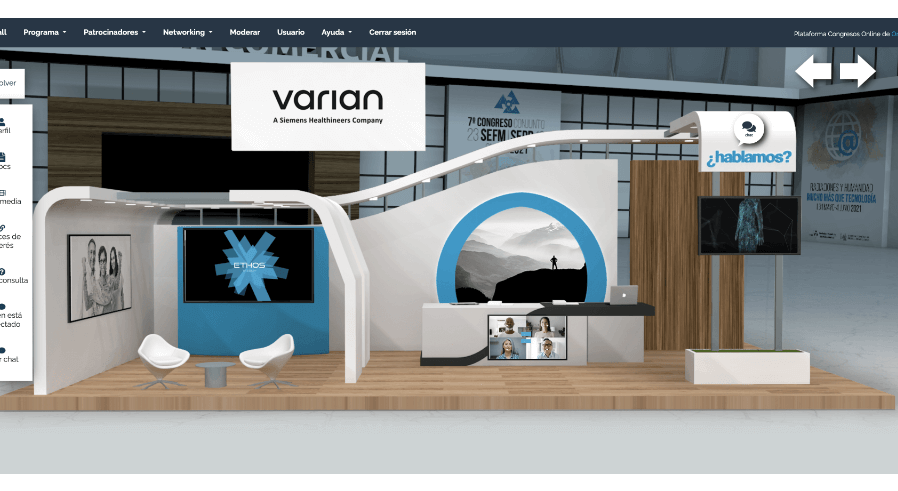Stand- de congreso online o virtual