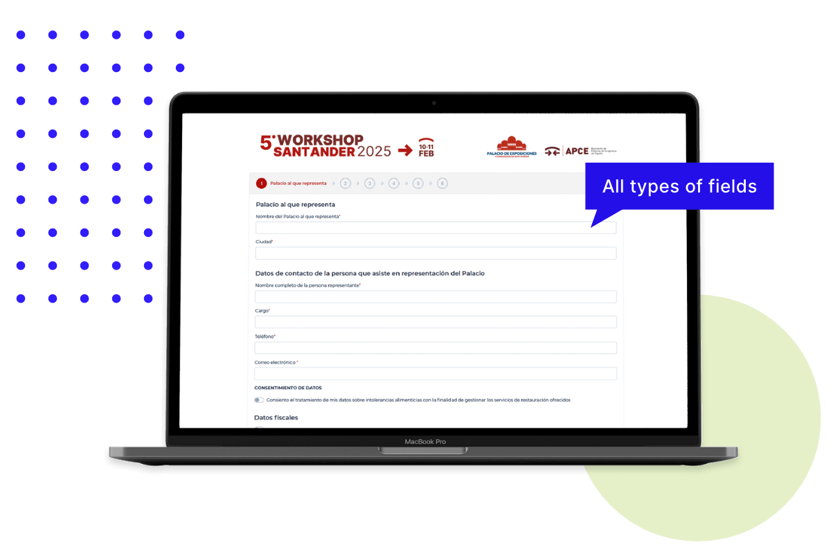 Imagen respresentativa de 100% customizable form