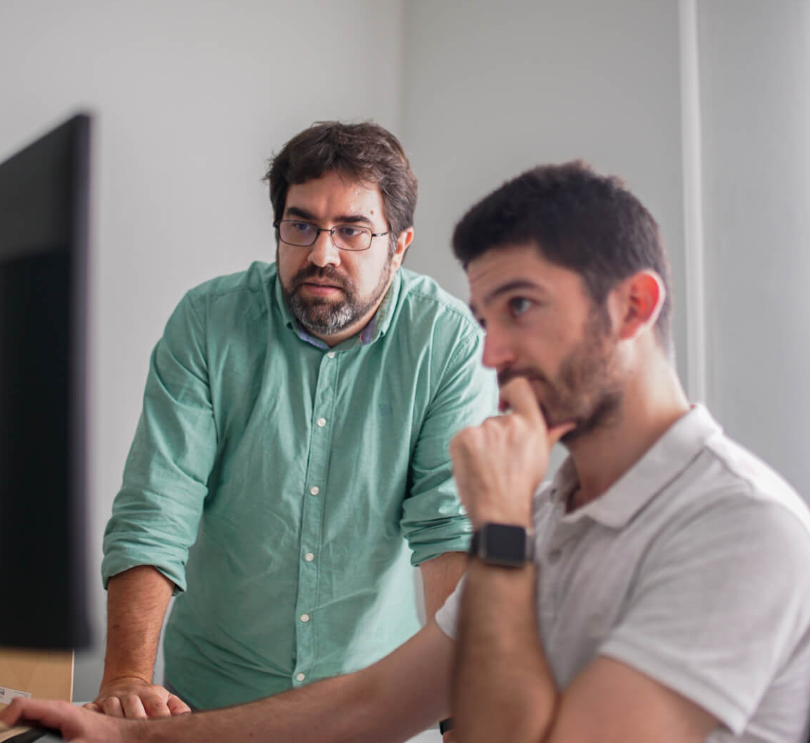 Two programmers working